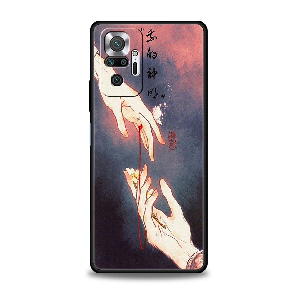 Heaven Official's Blessing Style For Xiaomi Redmi Note 12 5G Phone Case 10C 10 11 9 8 Pro Plus 9S 7 8T 9T 9A 8A 9C K50 K40 Cover