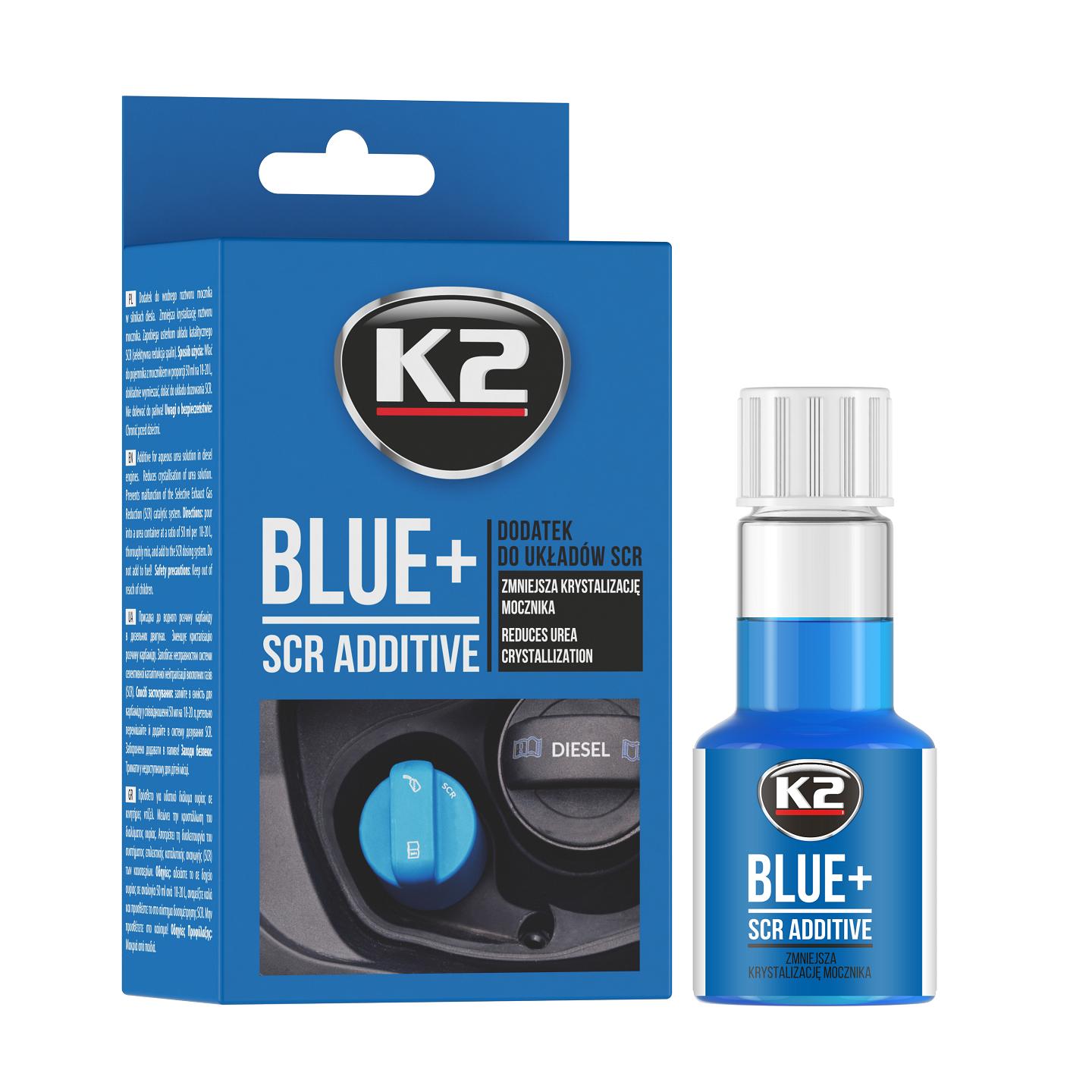 K2 Blue+ SCR Systeem Additief voor AdBlue 50ml