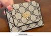 Damen Ultra-dünner Koreanischer Stil Kartenhalter - Leichte Tasche mit Buchstabenprint für Ausweis & Kreditkarten