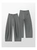 Saidi Drapey Wide-Leg Women's Suit Pants - Spring/Summer 2026 Old Money Style, Slim Straight Scythe Casual Pants