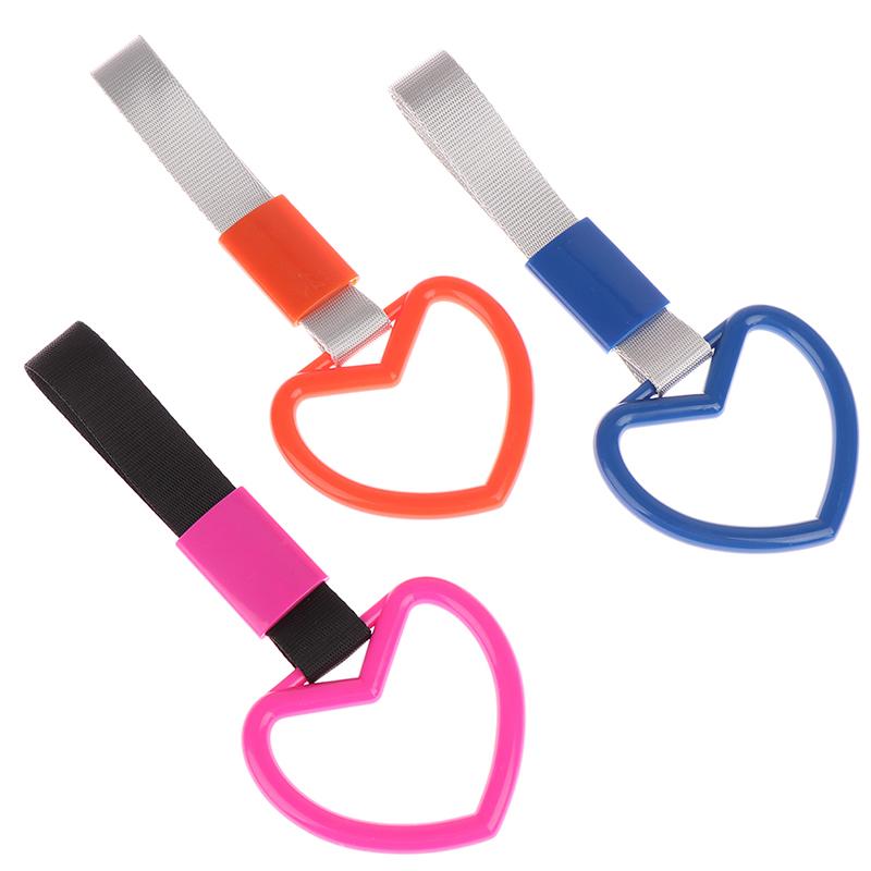Hot Sale 1PC Heart Train Bus Handle Hand Strap Drift Charm Strap Drift Auto Accessories Car Styling Car Tuning