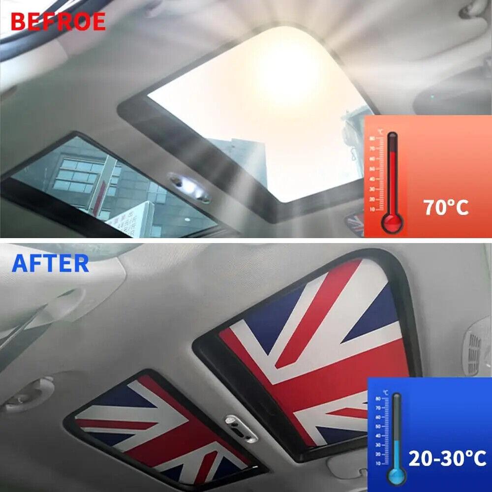Sunroof Sun Visor Sunshade Heat Isolate For Mini Cooper F55 F56 R55 R56 R57 R58 R59 R60 R61 F54  F57 F60