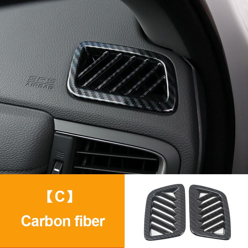 For Honda Crv CR-V 2017-   Car Center Control Air Condition Vent Outlet Frame Cover Trim Strip Sticker Accessories