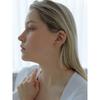 2021 Pantone Daily Round Marbling Earring (Or)