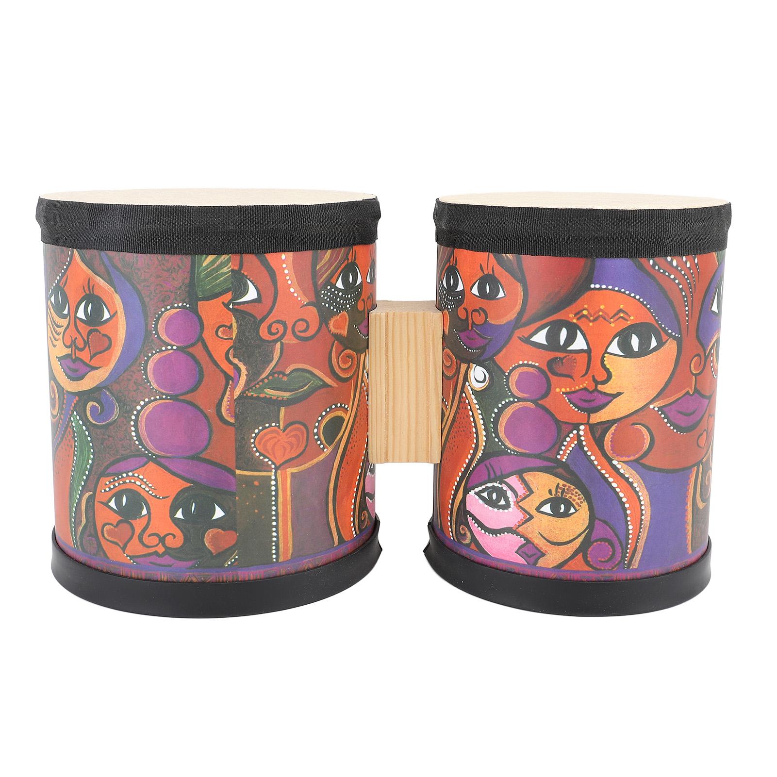 

Перкуссия бонго барабан водонепроницаемый прочный деревянный детский напольный детский барабан для дома