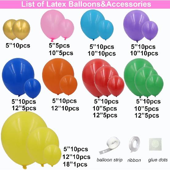 Мексиканская вечеринка Фиеста Декорации 159 шт. Арка из воздушных шаров Фиеста Гирлянда Набор Шары с кактусами, сомбреро, тако для Праздника Пятого мая, Дня тако, Дня рождения