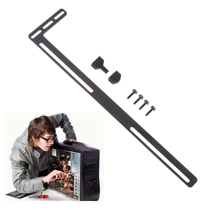 L Shape Side-Blown Graphics Card Cooling Fan Mount Bracket Holder Universal