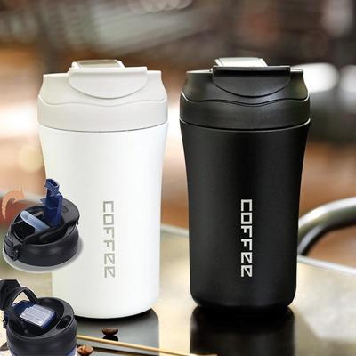 400ML Double Stainless Steel 304 Coffee Mug Leak-Proof Thermos Travel Thermal Cup Thermosmug Water Bottle