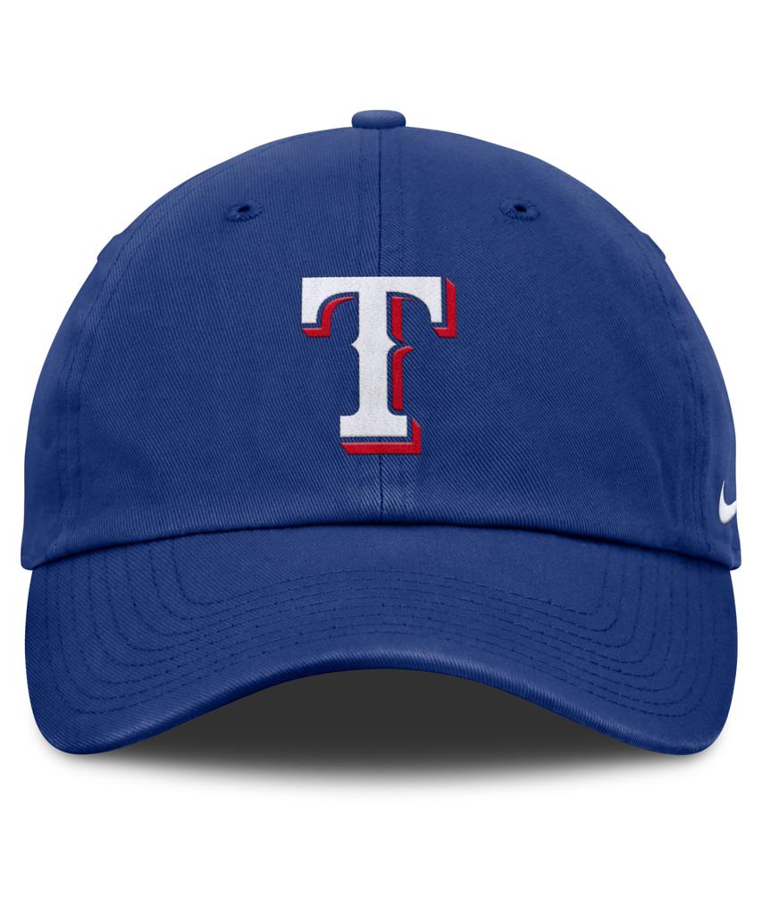 Panatigseu Texas Rangers Nikeclub Unstructured Organic Cotton Cap - Rush Blue