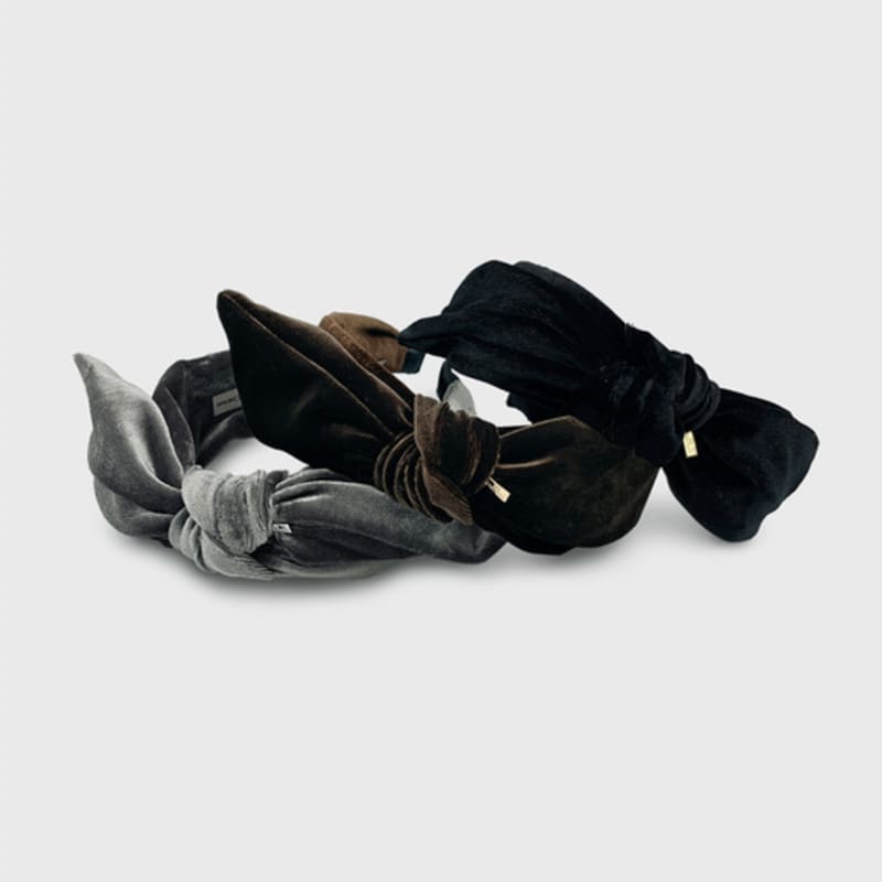 Jean Paul Clarisse Velvet Ribbon Turban Hairband JP-24-495HB