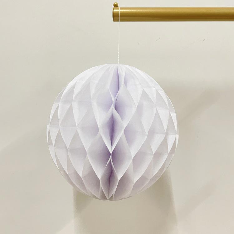 Ghirlanda Lanterna Sfera a Nido d'Ape in Carta per Decorazioni di Compleanno, Matrimonio o Festa