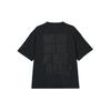 Jordan Oversized Logo Crew Neck Breathable T-Shirt Men Tops Gray Black IH0833045