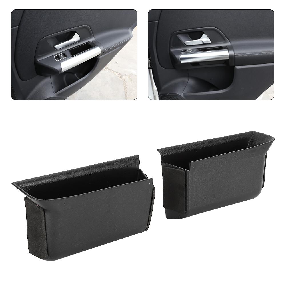 2Pcs ABS Rear Door Handle Storage Box Fit for Mercedes-Benz B GLB Class W247 X247  Car Auto