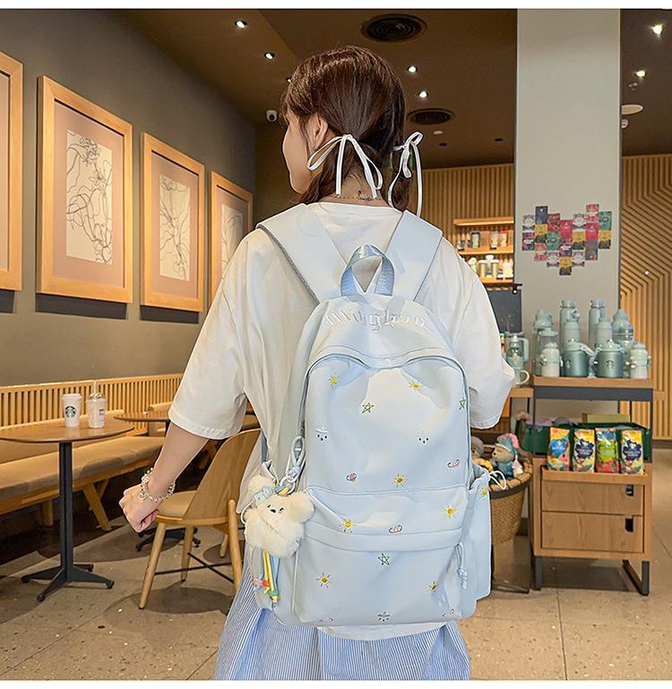 Mochila Grande de Estilo Japonés, Linda y Dulce, para Mujeres Estudiantes