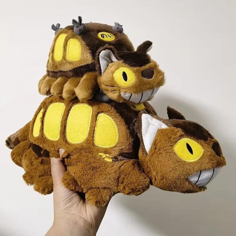 Cartoon Animation Bus My Neighbor Totoro Doll Soft Plush Animal Toys Stuffed Totoro Bus Kids Xmas Birthday Gift Anime Plush Toys