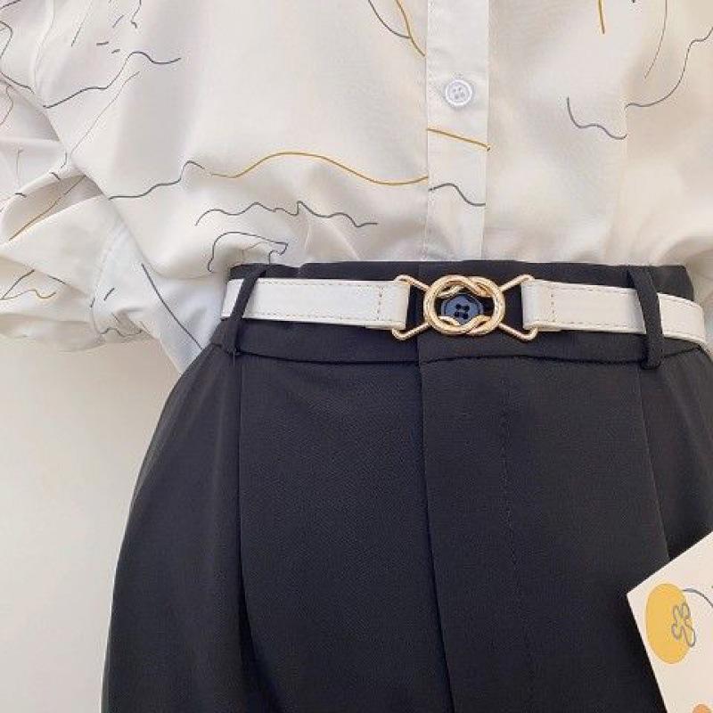 Contemporary Womens Summer Dress Accessories Pu Waist Belt In Various Elegant Shades