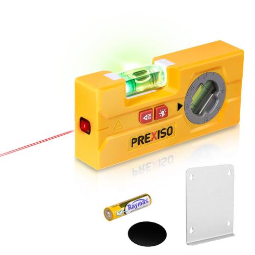 

PREXISO P1P3M 2-in-1 Compact Magnetic Laser Torpedo Level (Set of 2)