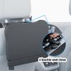 Adjustable Car Desk with Not Slip Surfaces & Storage Drawer Multiple Use Back Seat Organizers Simple Installs for Long Trip