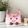 Borsa a Tracolla Peluche Carina da Donna Grande Capacità Borsa a Spalla Fumetto Moda Regalo Autunno Inverno Natale