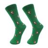 Christmas Gift: Mid-calf Socks, Elk Pattern Trendy Cotton Socks