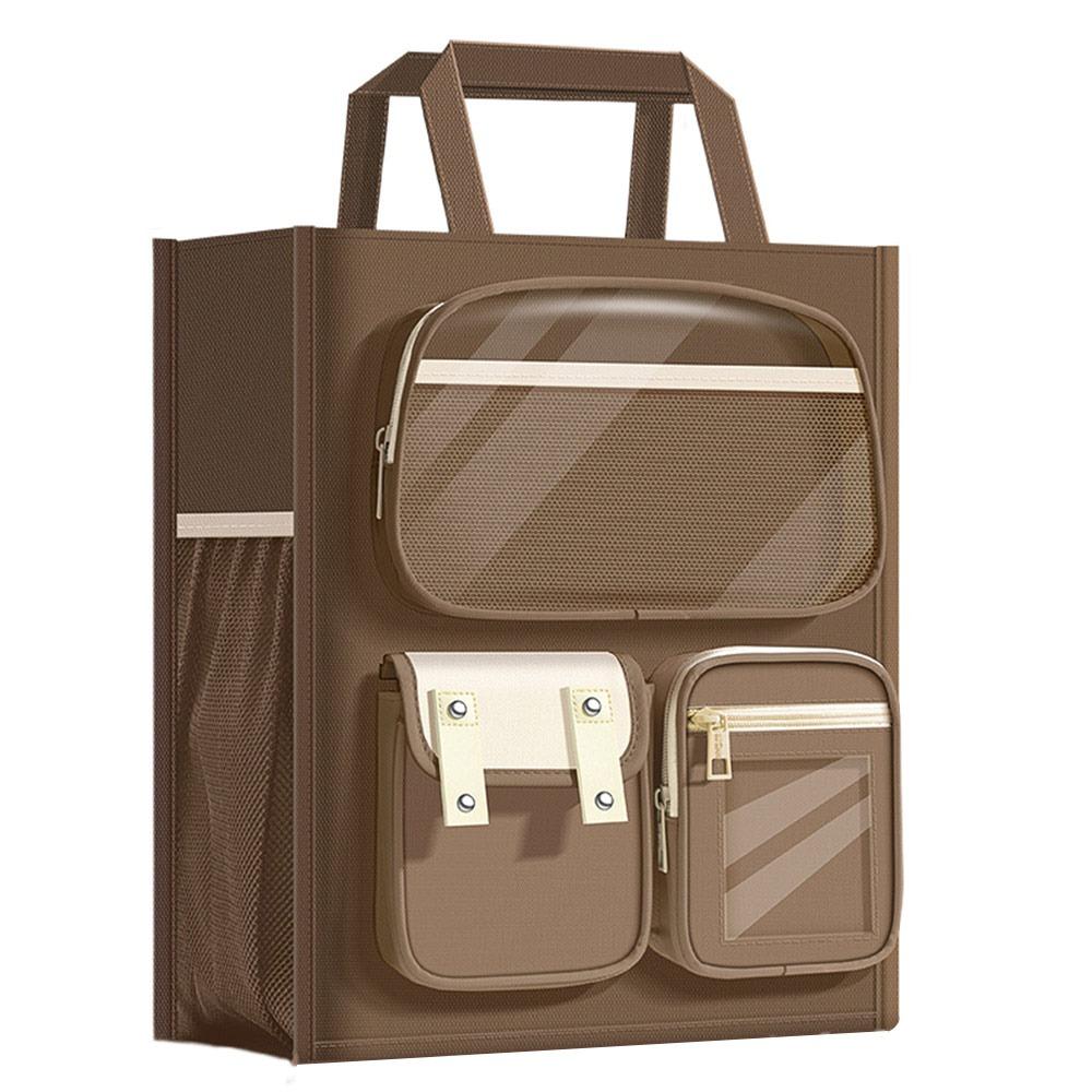 Canvas Handheld Books Bag Large Capacity Stationery Storage Bag High Quality Art Handbag  Gift