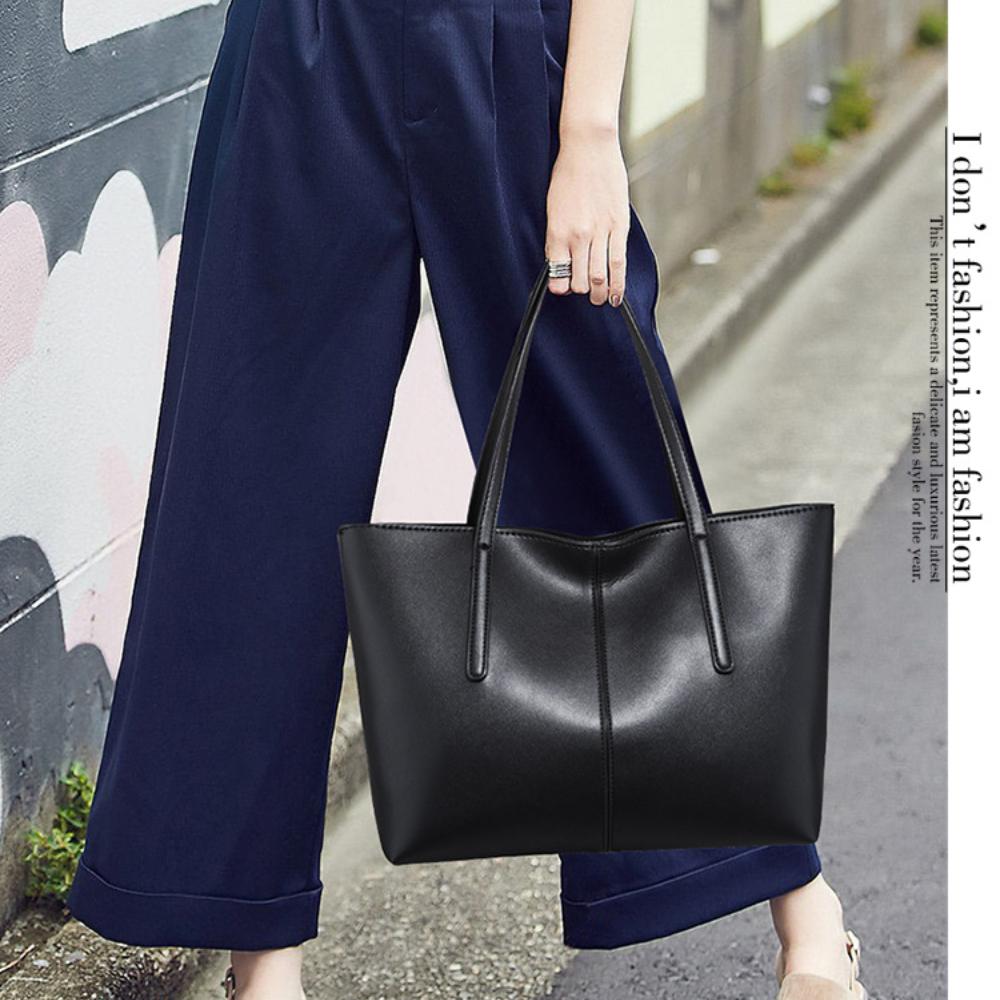 Δερμάτινη γυναικεία τσάντα τσάντα ώμου Ευέλικτη τσάντα μεγάλη τσάντα Γυναικεία μόδα τσάντα ώμου