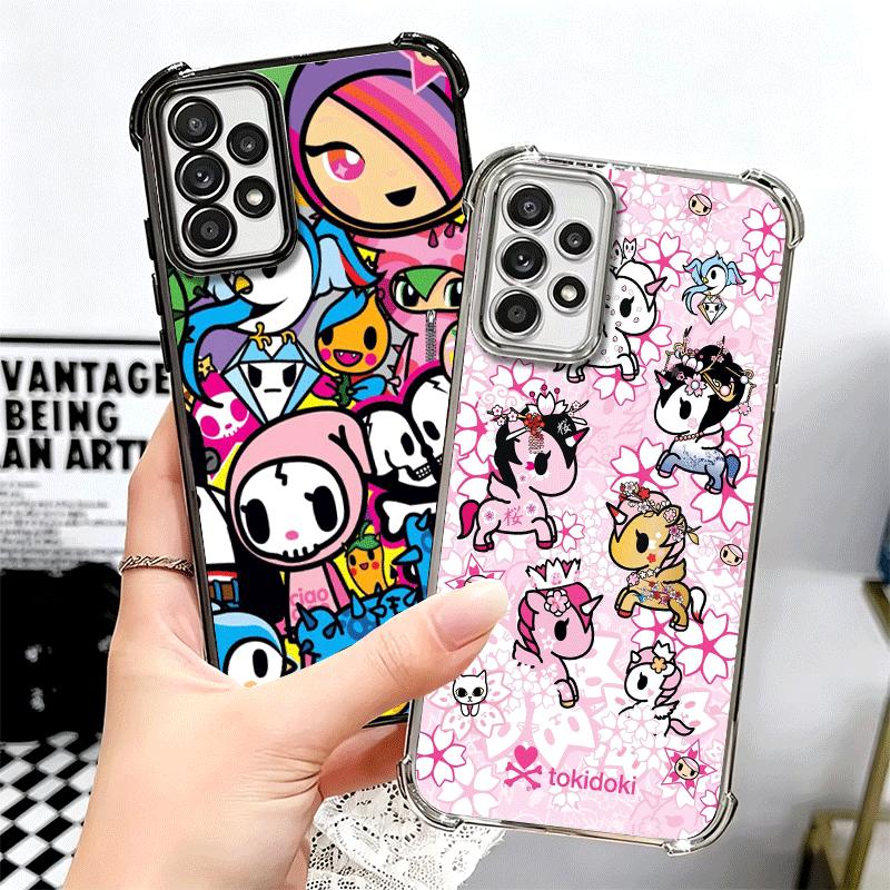 Japan T-Tokidokis Art Soft Phone Case For Samsung A17 A27 A07 A37 A57 A16 A56 A15 A55 A14 A54 A13 A53 A26 A36 A25 A35 A24 A34 A2
