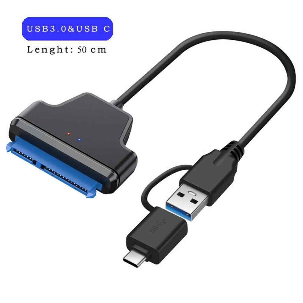 USB3.0 To SATA Hard Disk Data Cable 2.5/3 Inch SSD Hard Disk Universal Adapter Easy Drive Cable