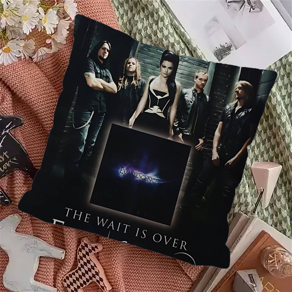 E-Evanescences Rock Band Pillowcase toon Gift Cushion Cover Bedroom Home Sofa Chair Seat Decor pillow case