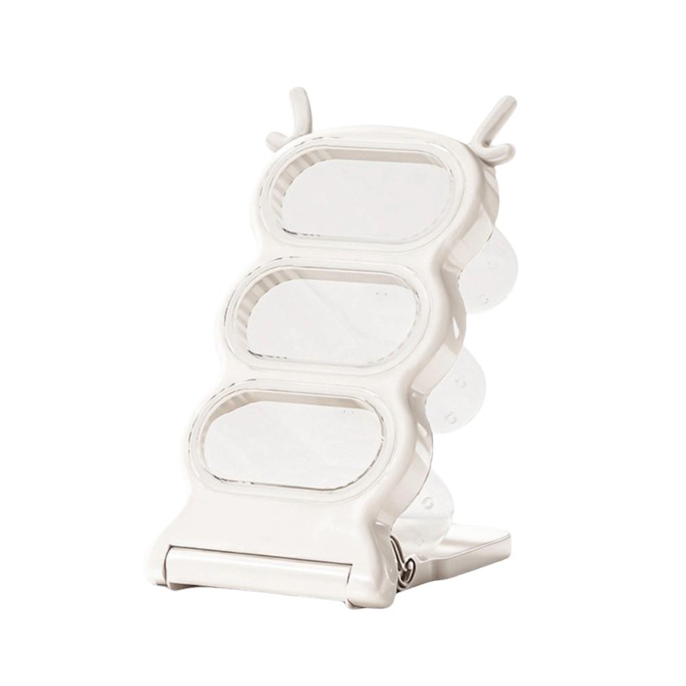 Stor Kapacitet Skrivbordsförvaringslåda Snedställd Insats Vikbar Pennhållare Avdelad Avtagbar Brevpappersförvaringslåda