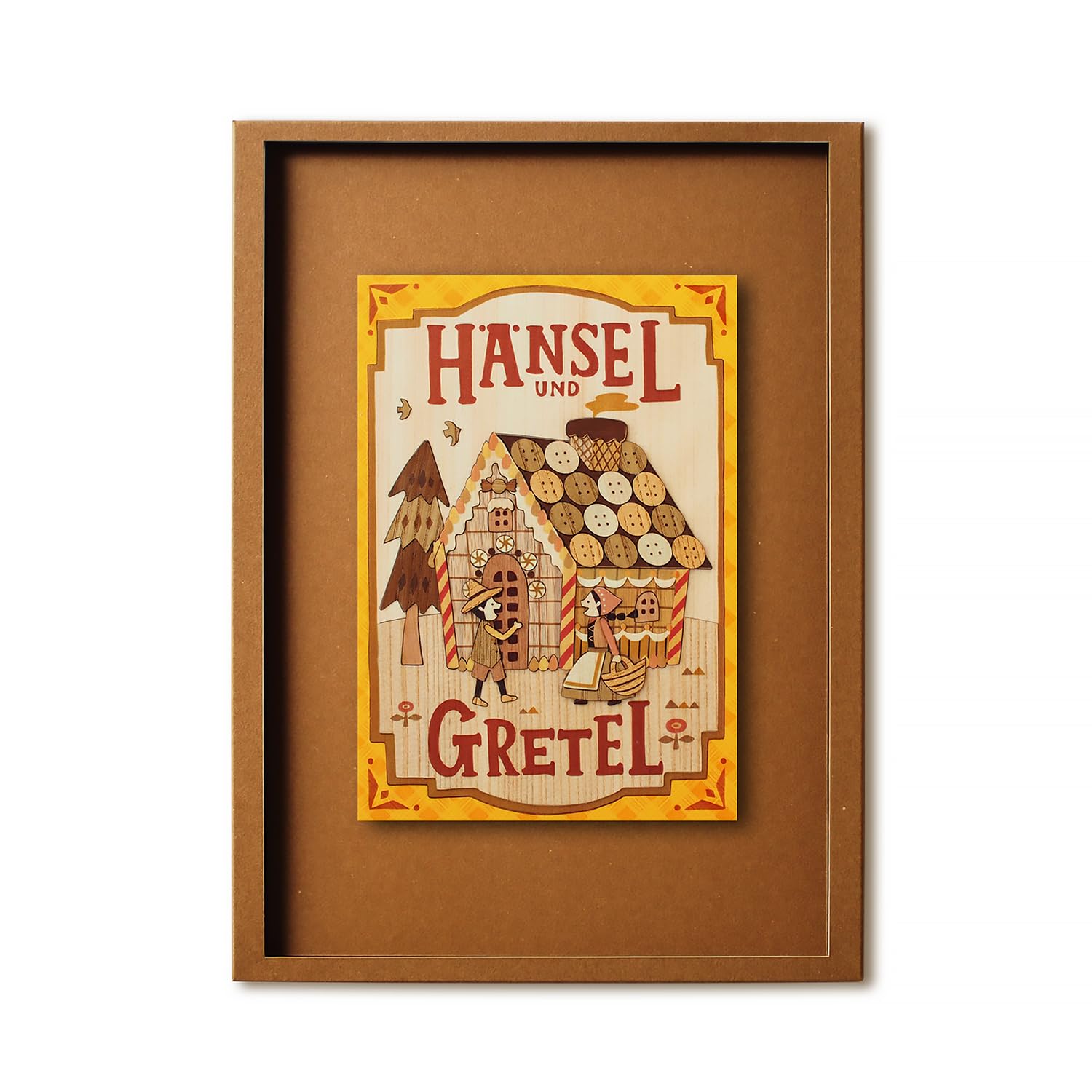 

KINOWA Hansel and Gretel Woodcut Original Handmade Kit, Fairy Tale, Grimm s Fairy Tale, Made in Japan