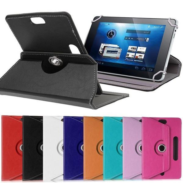 Premium Folio 360 Case Cover For Universal Android Tablet Pc 7" 8" 9" 10" With Elegant Design