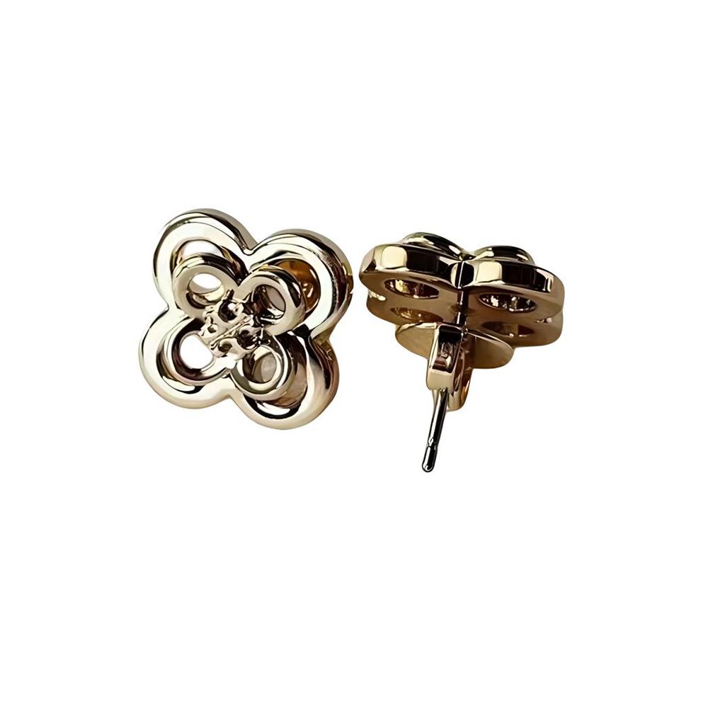 Tory Burch Clover Design 18K Gold Earrings Women earrings 153719-720