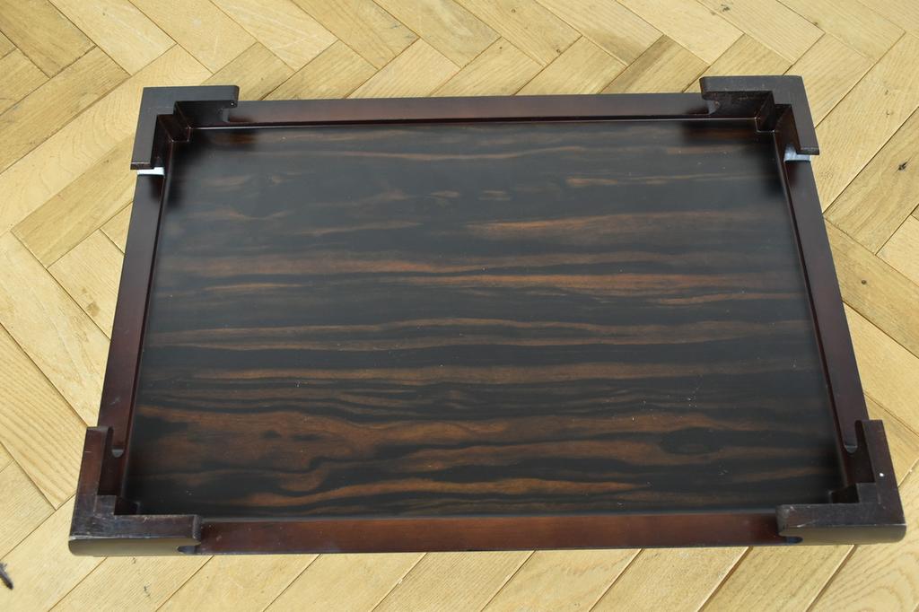 Vintage Wooden Ebony Flower Stand Bonsai Stand Display Vase Stand 48x33x5.5cm