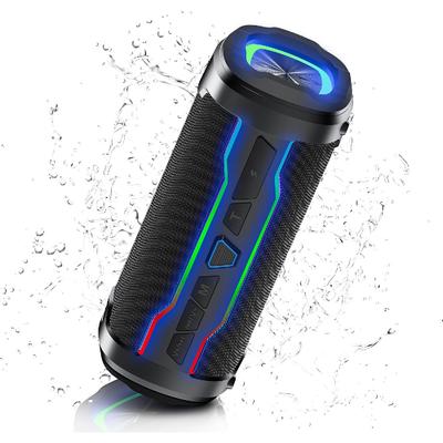 Bluetooth-Lautsprecher, Anruflautsprecherboxen, verbesserte tragbare Musikbox, Bluetooth-Box, mit 360° HD-Stereo-Lautsprecherklang, integriertem Mikrofon, FM