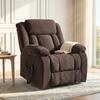 Lift Chair With Soft Cover Recliner Chair With Remote Control And Side Pockets Brown