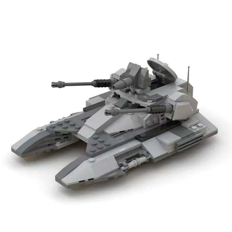 MOC Space Military Tank 75283 AAT Tank Building Blocks War Assault Vehicle Building Blocks Educational Toys Children's Gift