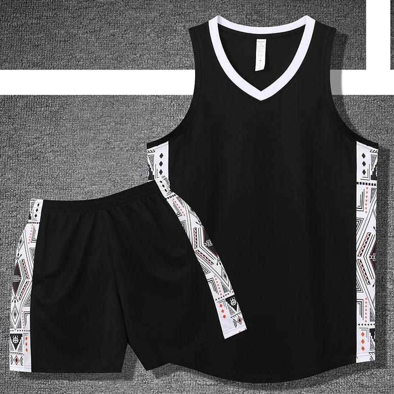 Men Football Basketball Jerseys Fitness Sport Tracksuit Marathon Athletic Jogging Training Sportswear Suit
