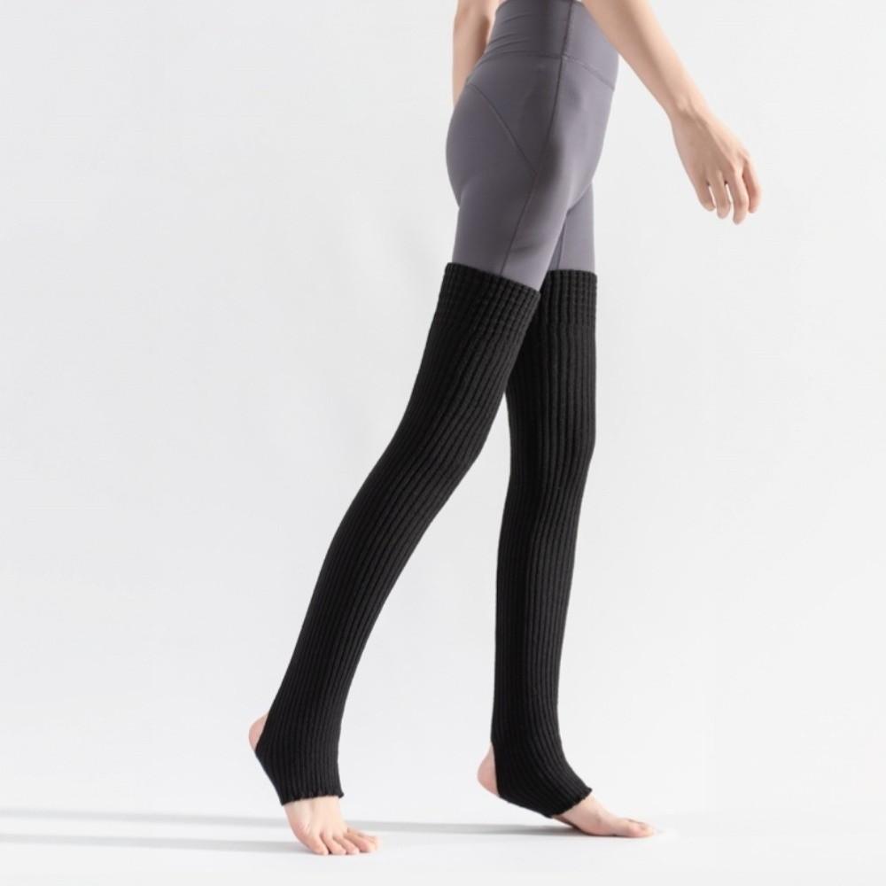 Knee High Long Foot Covers Foot Cover Pilates Yoga Knitted Socks Ballet Leg Warmers Gym Fitness