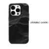 White Lines on Black Waves Phone Case for IPhone 17AIR 16E 16 15 14 13 12 11 17 Pro Max Plus Double-layer Back Cover