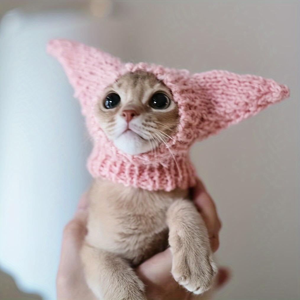 Handmade Yarn Elf Cat Ear Winter