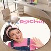 1pc Ms Rachel1 Design Printed Area Round Carpet for Bedroom Living Room Home Decor Rugs Mat Non Slip Mat Rug for Bedside