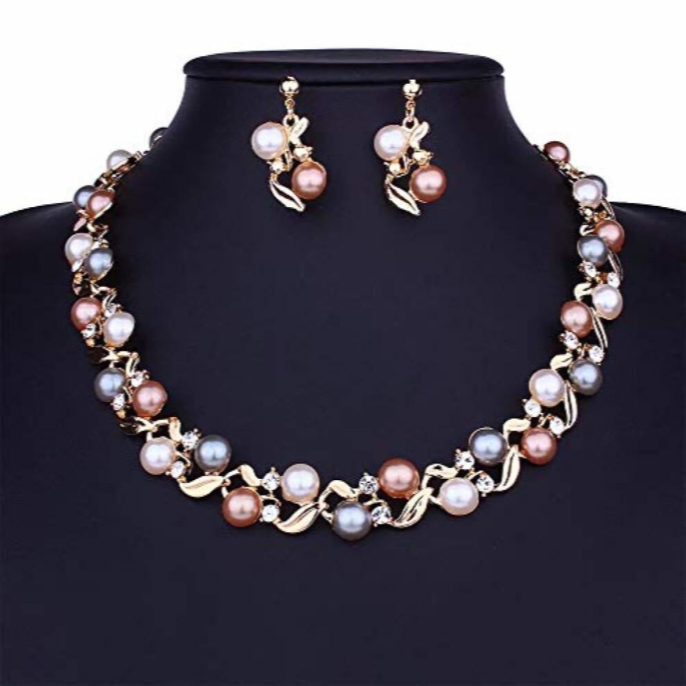Latest Pearl Necklace Jewellery Set for () (11866S)