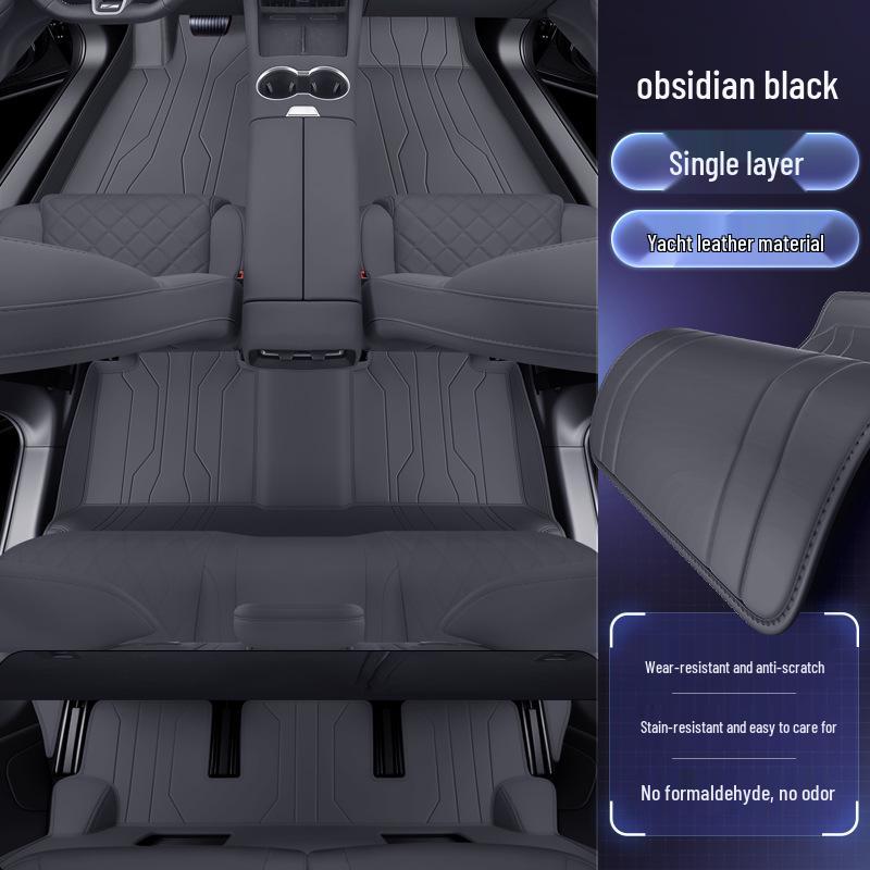 Blue Electric E5 PLUS Full Coverage Foot & Trunk Mats for 26 Models - Car Modification Accessories.