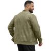 Men's Full Zip Loose Fit Stand Collar Jacket with Soft Texture for Casual Commute