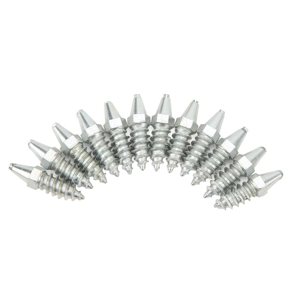 50PCS Wheel Tyre Stud Slip Resistant Strong Grip Snow Tire Spikes for Loader Skid Steer Tractor Forklift Motorcycle