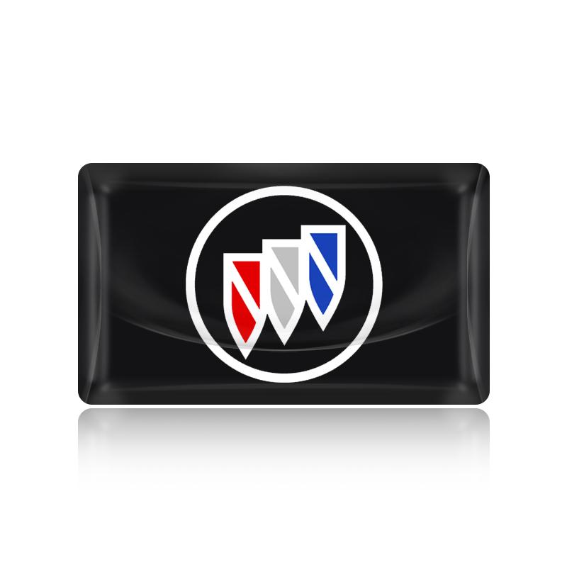 2/5/10 Stück Kohlefaser Lenkrad Auto Logo Emblem 3D Aufkleber für Buick Envision GS GL6 GL8 Avenir Riviera Lesabre Velite Verano