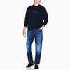 Armani Exchange FW25 Round Neck Pullover Letter Print Sweatshirt Men sweatshirt XM001284-AF20934-UB101