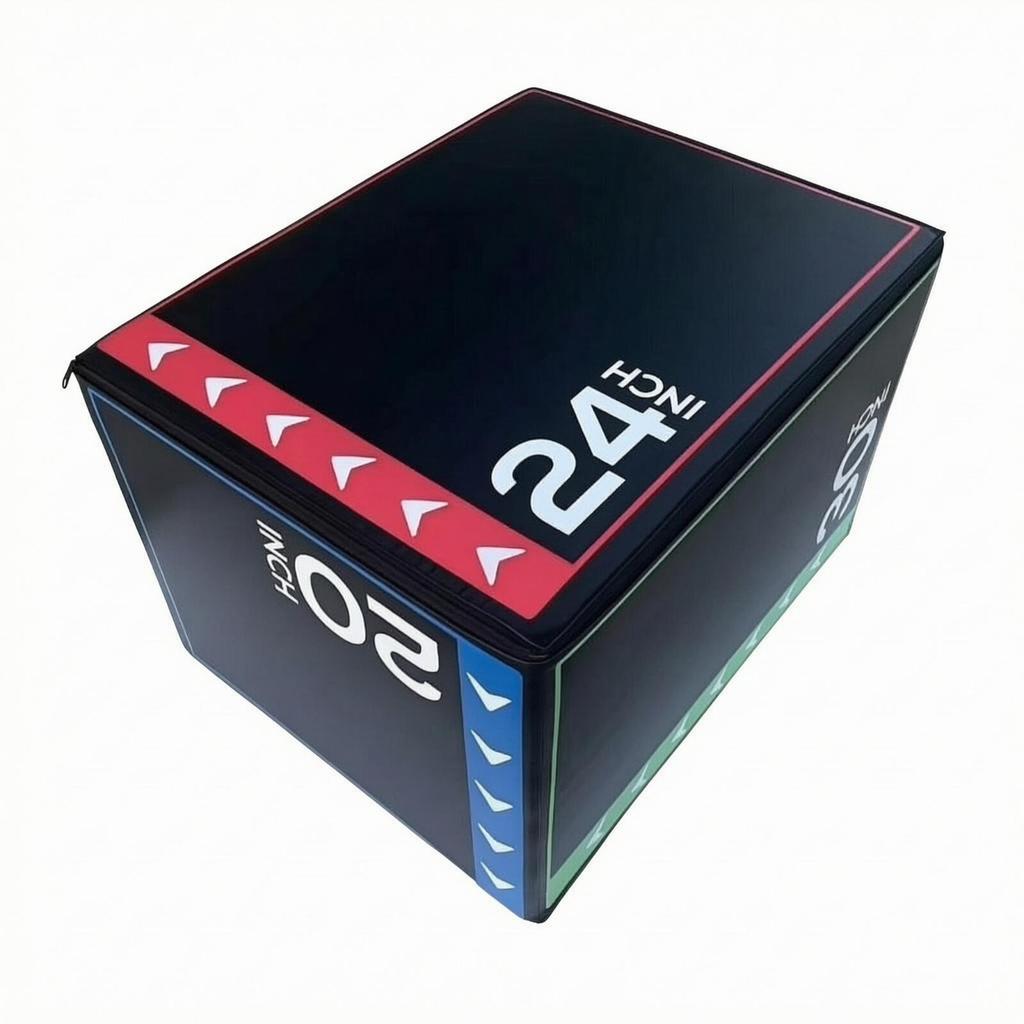 Foam Plyometric Training Box Triple-Use Wipe-Clean for Gymnasts