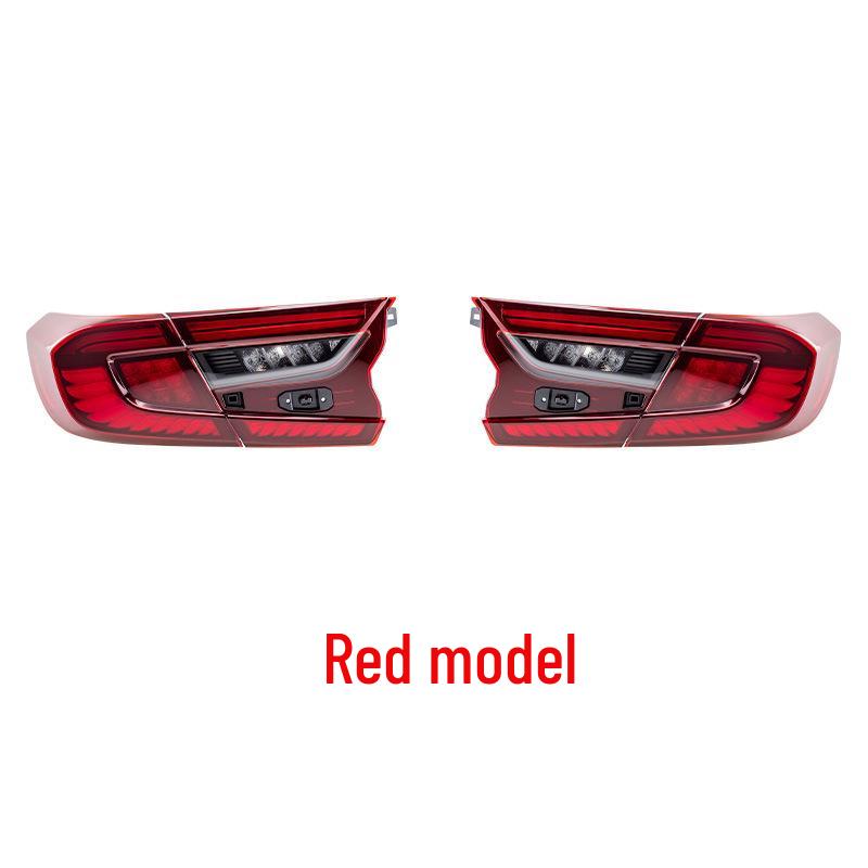 Honda Accord 10th Gen Dragon Scale LED Daytime Running Lights with Flowing Turn Signal & Double Reverse Rear Taillight Assembly